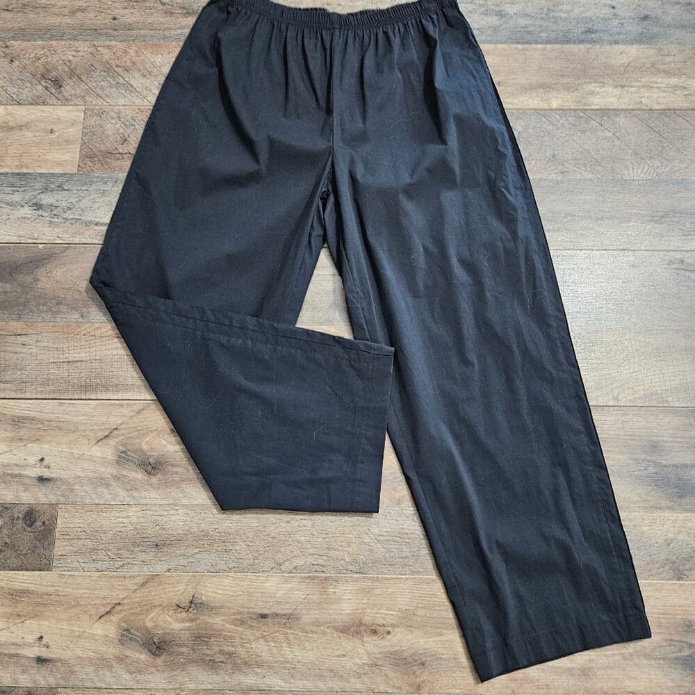 Kakie Paris Black Pants‎ Nicolas Womens Elasticized Waistband Size Small Ankle